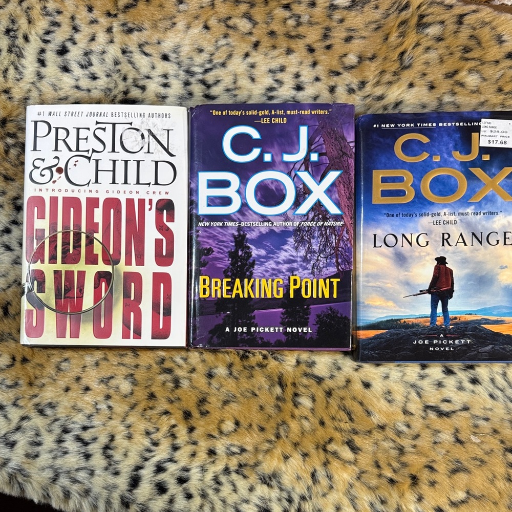 Gideon's Sword and C.J. Box Book Set